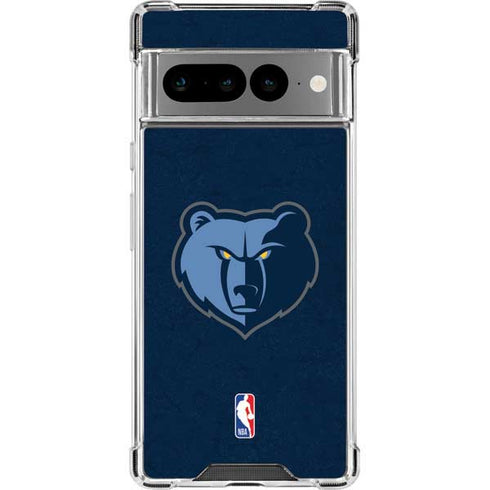 NBA Memphis Grizzlies Distressed Google Pixel 7 Pro Clear Case
